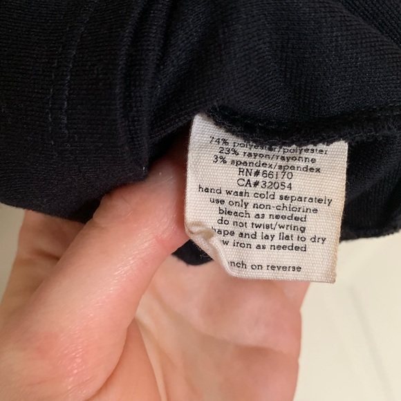 Black Long Sleeved Dress with Gold Studs size L - Picture 7 of 7